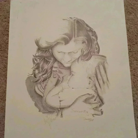 Dave McCamon Original Pencil Sketch( Security ) - Picture 1 of 8